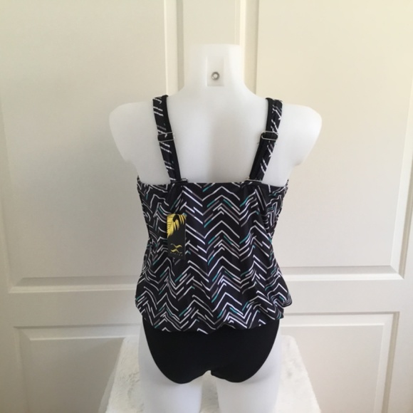 NWT Bikinx Blouson Tankini Bathing Suit Size Small - Picture 3 of 6